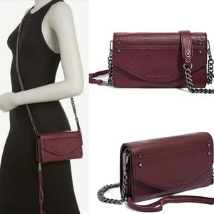 Aimee Kestenberg Delancey Wallet On a Chain-Crossbody bag Oxblood/Burgundy